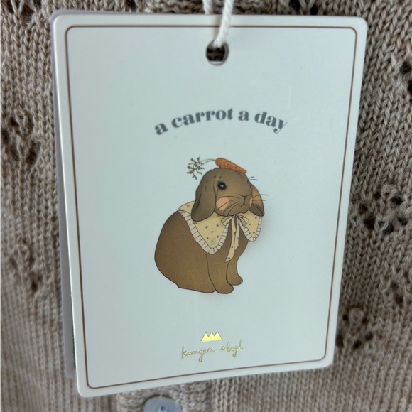 NWT Konges Slojd 100% Merino Wool Tomma Knit Pointelle Onesie Multiple Sizes - Picture 5 of 13